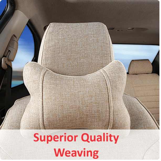 Buy Polsi Premium Jute Car Seat Covers in Black Color Online